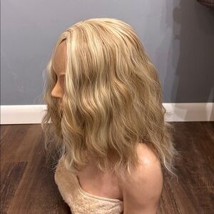 Synthetic Wavy Highlighted Wig